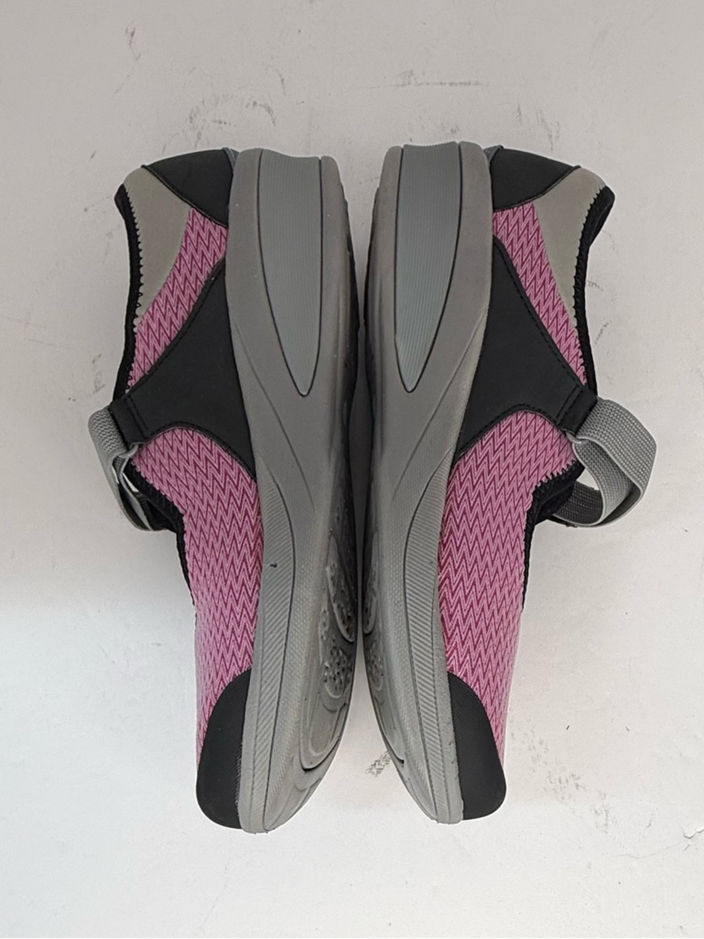 Women's BZees Pink Mary Jane Active Shoes with Hook-and-Loop Strap - Picture 6 of 7